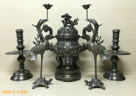 Bộ đỉnh đồng ngũ sự - Hun rồng nổi 60