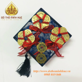 Bộ 5 Xu HOA MAI TÀI LỘC Để Két và Ví