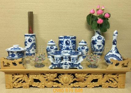 Ban thờ treo 81 - Rồng nổi