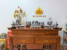 Bộ đồ thờ vẽ vàng 24k