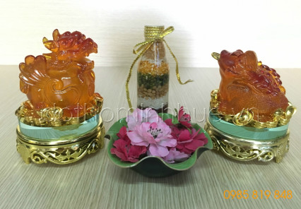 Cóc Tỳ hưu tài lộc - Lưu ly bé
