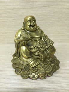 Tượng Di lặc ngồi tiền