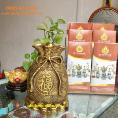 Túi tiền đồng phong thủy H145