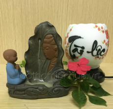 Xông trầm thác khói - Tiểu đồng - Phật bà