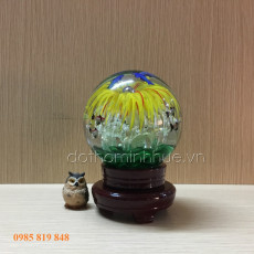 Cầu phong thủy - pha lê tua cá f120